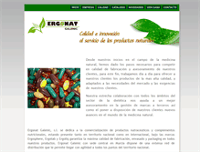 Tablet Screenshot of ergonat-galenic.com